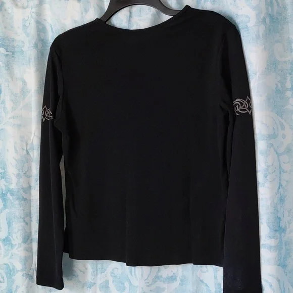 Harley-Davidson Black Tee with Silver Logo - Picture 6 of 6